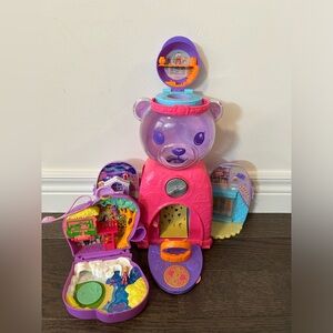 Polly Pocket Toy Set - Gumball Bear & Elephant.